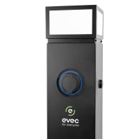 EVEC Pedestal EV Charger 7.4kw Type 2 Single Socket 