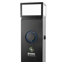 EVEC Pedestal EV Charger 7.4kw Type 2 Single Socket