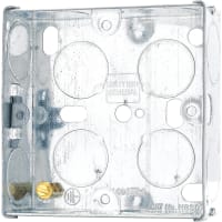 BG Single Steel Knock Out Box 25mm