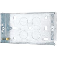 BG Double Steel Knock Out Box 25mm