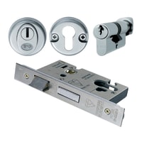 Eurospec Euro profile Cylinder Turn Sash Lock 76mm Satin Stainless Steel