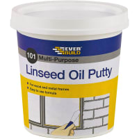 Everbuild 101 Multi-Purpose Linseed Oil Putty 1kg Natural