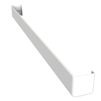 Freefoam Square Leg Double Ended Fascia Board Joiner 600mm L White