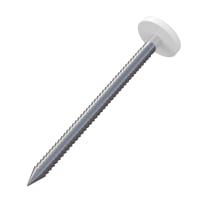 Freefoam Plastop Plastic Headed Pin Nails 30mm L White - Pack of 200