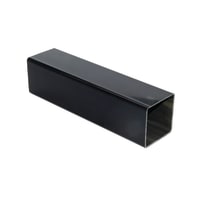 FloPlast RPS2.5B 65mm Square Rainwater Downpipe Black 2.5m