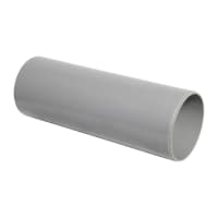 FloPlast SP1G 110mm Plain Ended Soil Pipe Grey 3m