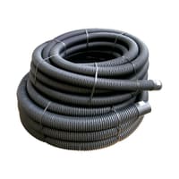 FloPlast L10025 Underground Land Drainage Pipe 100mm x 25m