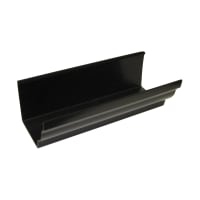 FloPlast RGN4B 110mm Niagara Ogee Rainwater Gutter Black