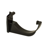 FloPlast RK1B 112mm Half Round Rainwater Fascia Bracket Black