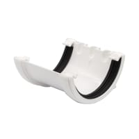 FloPlast RU1W 112mm Half Round Rainwater Union Bracket White