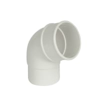FloPlast RB2W 112½° 68mm Round Rainwater Offset Bend White