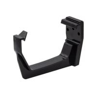 FloPlast RKS1B 114mm Square Rainline  Fascia Bracket Black