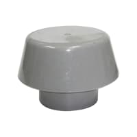 FloPlast SP310G 110mm Soil Pipe Extract Cowl Grey