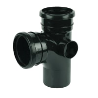 FloPlast SP190B 87½° 110mm Soil Single Socket Branch