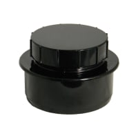 FloPlast SP292B 110mm Soil Access Plug Black