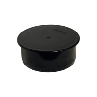 FloPlast SP296B 110mm soil Socket Plug Black