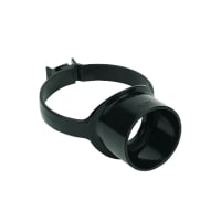 FloPlast SP319B 110mm Soil Pipe Strap Boss Black