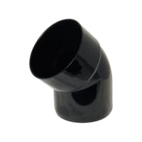 FloPlast SP435B 135° Soil Single Solvent Socket Offset Bend Black