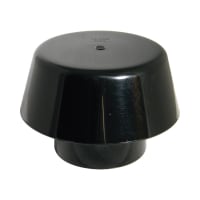 FloPlast SP310B 110mm Soil Pipe Extract Cowl Black