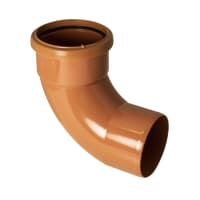 FloPlast D161 87½° 110mm Underground Single Socket Bend