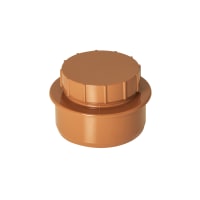 FloPlast D292 110mm Underground Screwed Access Cap