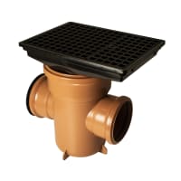 FloPlast D530 Rectangular Underground Back Inlet Bottle Gully