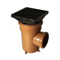 FloPlast D515 Square Underground Bottle Gully