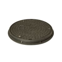FloPlast D831 300mm Underground Round Cover & Frame