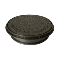 FloPlast D930 450mm Underground Round Cover & Frame