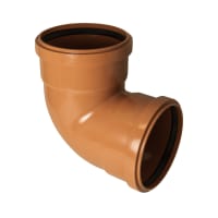 FloPlast 6D561 87½° 160mm Underground Double Socket Bend
