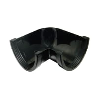 FloPlast RAX1B 90° 170mm XtraFlo Rainwater Angle Black