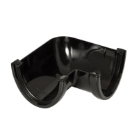 FloPlast RAH1B 90° 115mm Hi-Cap Rainwater Angle Black