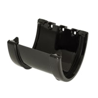 FloPlast RUH1B 115mm Hi-Cap Rainwater Union Bracket Black