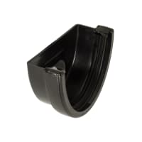 FloPlast REH1B 115mm Hi-Cap Rainwater External Stopend Black
