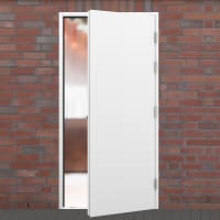 Latham Steel Fire Escape Door & Frame with RH Hinge 1095 x 2020mm