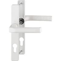 Hoppe London Handle Set White 70mm c/c 58-72mm Thick Doors 7mm Spindle