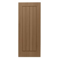 Heritage Base Custom Sized Engineered Oak Mexicano Door 