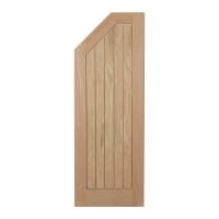 Heritage Deluxe Angled Custom Engineered Oak Mexicano Door