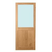 Heritage External Oak 2XG Half Glazed  Custom Door 44mm