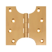 Frisco Parliament Hinge 152 x 102 x 3mm Polished Brass Pack of 2