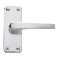 Eclipse Contract Door Lever Excell Contract Suite 103 x 40mm Satin Anodised Aluminium