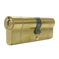 Hi-Sec Anti Snap Bump Euro Cylinder 80mm Brass 35-10-35