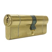 Hi-Sec Anti Snap Bump Euro Cylinder 90mm Brass 35-10-45
