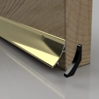 Stormguard Rain Deflector Gold Effect Finish Aluminium 2000mm x 32mm