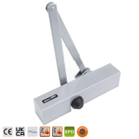 Image of Briton 2003 Overhead Fire Door Closer - Silver