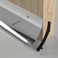 Stormguard Rain Deflector Mill Finish Aluminium 838mm x 63mm