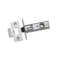 Union Tubular Latch 76mm Silver Enamel