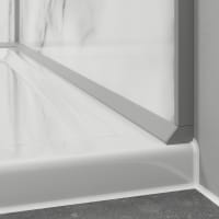 Showerwall Silver Pvc Sureseal (2 Part System) 2450mm