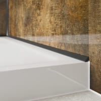 Showerwall Black Pvc Sureseal (2 Part System) 2450mm