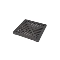 Hepworth Clay square cast iron gully grid 225mm